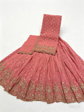 Unstitched - Lengha/Long dress - Carrot